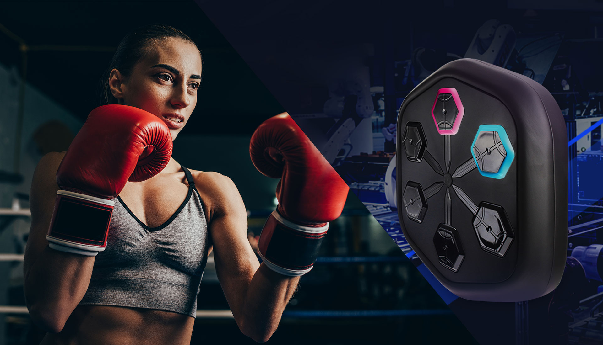 Machine de boxe musicale OnePunch™ V2